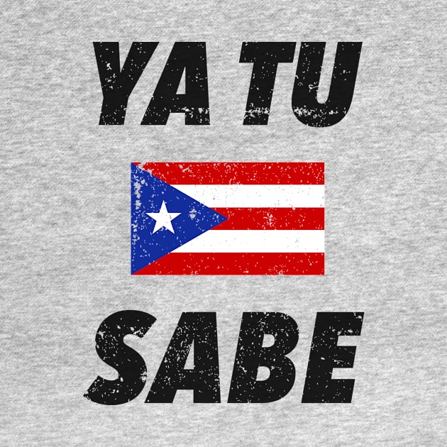 Ya tu sabe - Puerto Rico - Grunge design by verde